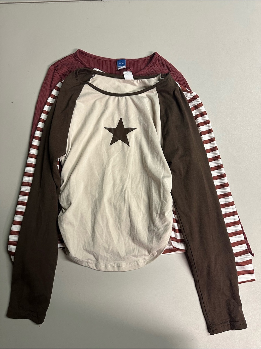 Girls Long Sleeve T-Shirts Sz L
